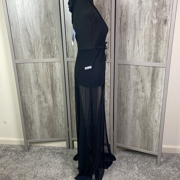 New! Mapale' Iman swimsuit maxi coverup dress women's M/L - Picture 7 of 12